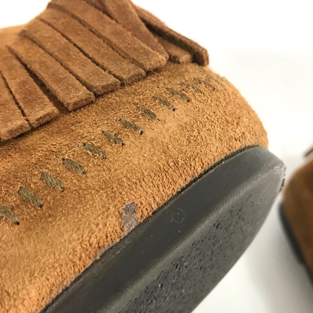 Minnetonka Moccasins 3 Layer Fringe Boots Sz 5 - image 8